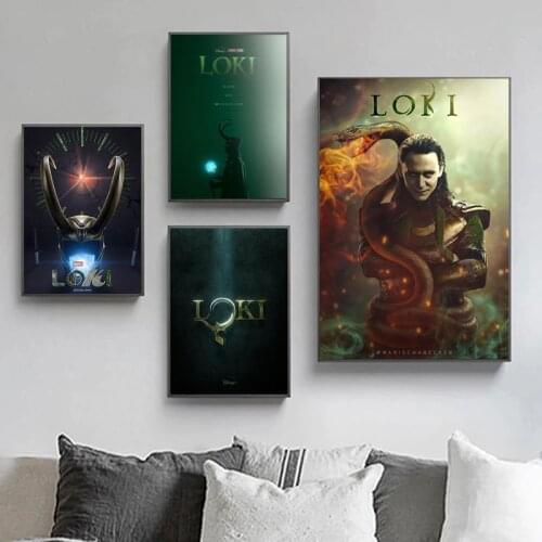 Marvel Popular Loki Season 1 TV Series Canvas Painting Superhero Prints and Posters Wall Art Picture for Kids Room Decor Cuadros