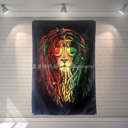 Heavy Metal Rock Band Posters Banners Music Studio Wall Decoration Hanging Painting Waterproof Cloth Polyester Fabric Flags A1