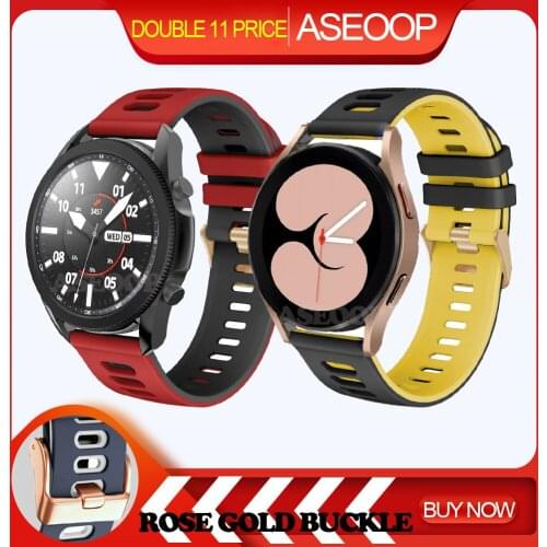 20mm 22mm band strap For Samsung Galaxy Watch4 Classic 42 Active 2 40 smart sport wrist bracelet For Gear S2 S3 Classic 3 41/45