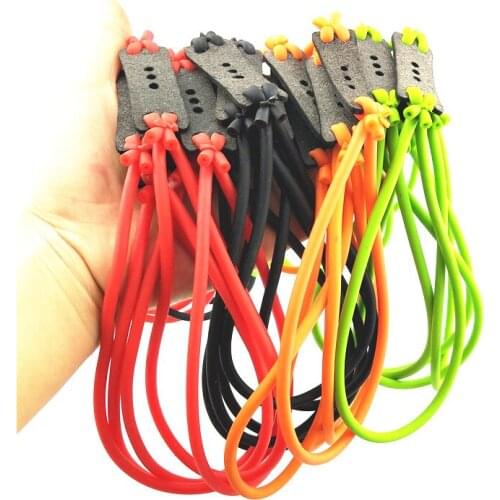Slingshot Rubber Catapult Hunting Sling Shot Outdoor Natural Latex Strong Bungee Rubber Band