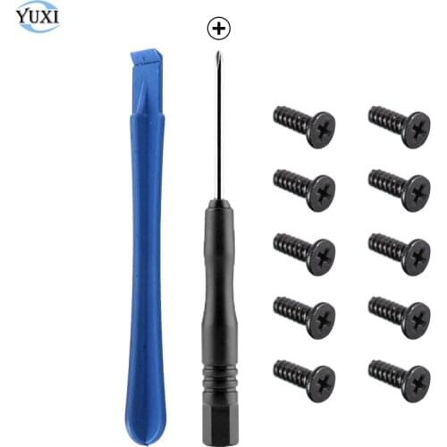 YuXi For Sony PS4 PlayStation Dualshock 4 DS4 Pro Slim Controller Screws + Cross Screwdriver Repair Tools Kit for Gamepad Case