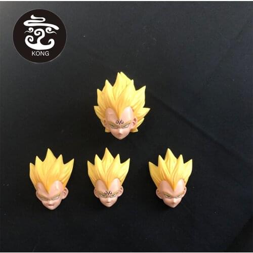 Demoniacal Fit SHF Super Blue Goku Vegeta Vegetto Head Sculpture Without Figure Toy Pvc Model Toy Anime Figure Toys for Kids