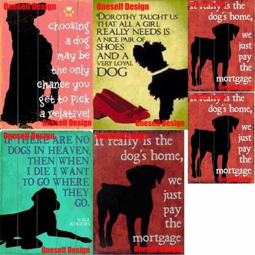 USA 5d diamant painting Dog family diamond painting full round dog diamond painting full square diamond mosaic sale wall sticker