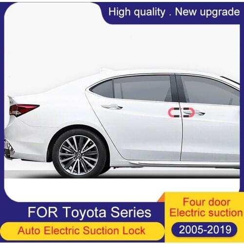 Smart Auto Electric Suction Door Lock for Toyota series 4 door Automatic Soft Close Door Super Silence Car Vehicle Door
