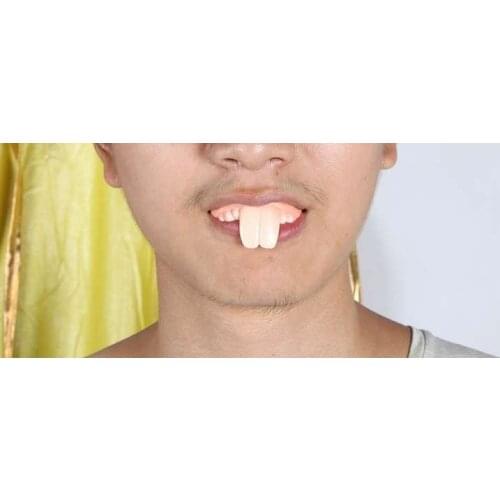 The Whole Toy Bar Ktv Halloween Props More Shapes Funny False Teeth Zhuan Unisex Movie & Tv Plastic 2021