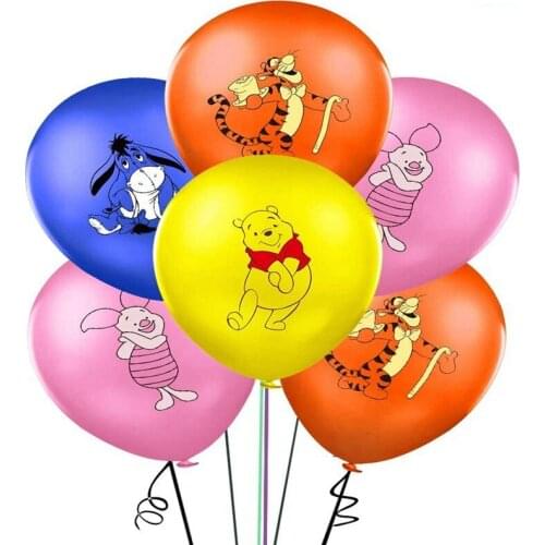 Disney Winnie The Pooh Balloon Cartoon Animal Pet Theme Birthday Party Decoration Balloon Baby Shower Children Toys Globos