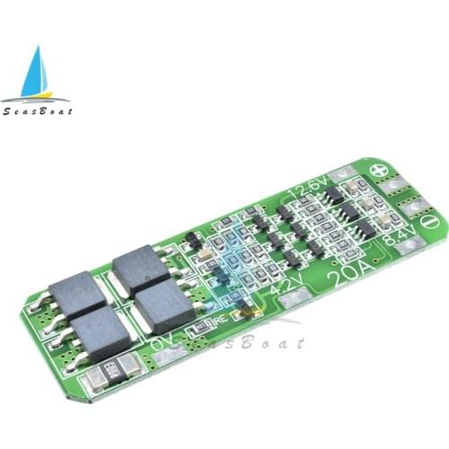 3S 20A Li-ion Lithium Battery 18650 Charger PCB BMS Protection Board 12.6V Cell Charging Module 11.1V 12V 12.6V 20A
