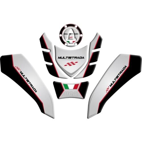 For MTS1200 1260 ENDURO 3D Gas Cap Tank Pad protection Sticker Decal for DUCATI Multistrada 1200 ENDURO MULTISTRADA 1260 ENDURO