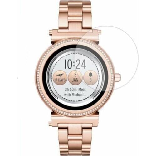 Tempered Glass Protective Film Guard For Michael Kors Access Sofie Watch Smartwatch Display Screen Protector Cover Protection