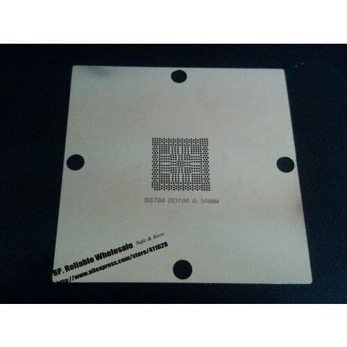 1x 80*80mm Stainless BGA Reballing Stencil Template for SB700/RD780/216-0674026/216-0674022 215-0674034 Ball 0.5mm