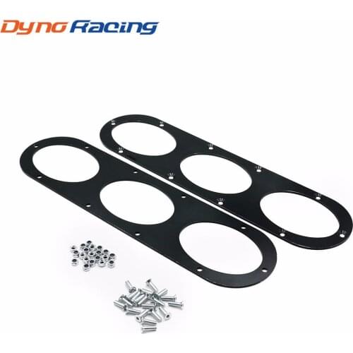 2pcs Black Rear Bumper Diffuser For Universal Car Rear Bumper Air Diversion Diffuser Panel YC100863