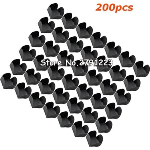 200pcs Chocolate Wrappers Chocolate Paper Candy Cups Tray Paper Dessert Chocolate Base Packaging Liners For Birthday Wedding