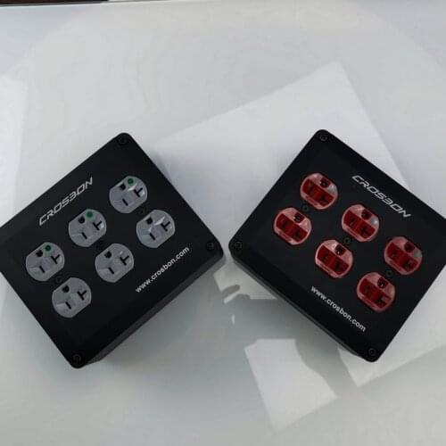 Crosbon HIFI audio 6-bit power socket using hubby hubell 8300 socket