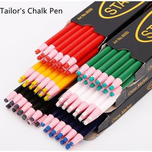 6pcs/set Cut-free Sewing Tailors Chalk Pencils For Tailor Sew Accessories Garment Pencil Fabric Marker Pen