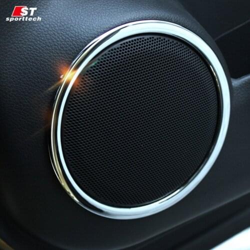Car-styling Inner Sound Stickers For Nissan Qashqai 2019 Speaker Music Cover Audio Horn Trim For Nissan Qashqai 2018 Accessories
