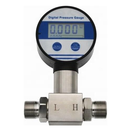 67mm Gas Liquid 9V Battery Digital Differential Pressure Gauge