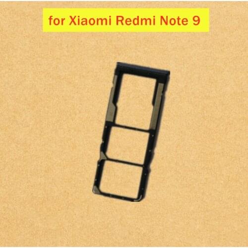 For Xiaomi redmi note 9 Card Tray Holder SIM Card SD Card Slot Holder Adapter Card Tray Holder Repair Spare Parts