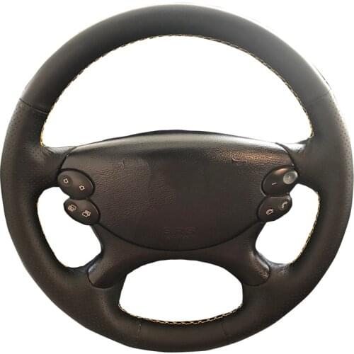 Custom Car Steering Wheel Cover For Mercedes Benz E-Class W211 E230 E350 E280 CLS-Class CLS 350 500 G /Braid For Steering Wheel
