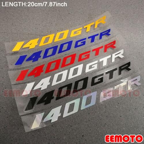 Motorcycle body Wheel Rims Fairing Helmet Tank Pad Label logo reflective Stickers Decals For 1400GTR 1400 GTR