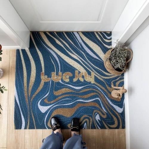 Modern Style Living Room Mat PVC Anti-slip Mat Entrance Door Mat Carpet Home Door Mat Kitchen Mat Can Be Cut Custom Mat Carpet