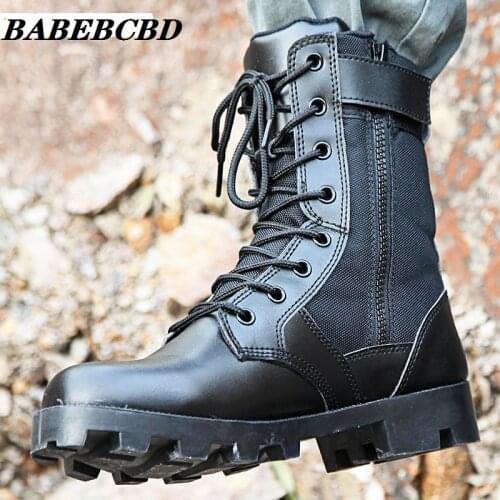 Summer Zip Ultra-Light 07 Combat Mens Breathable Special Forces Military Tactical Desert Mountaineering Land Combat Boots