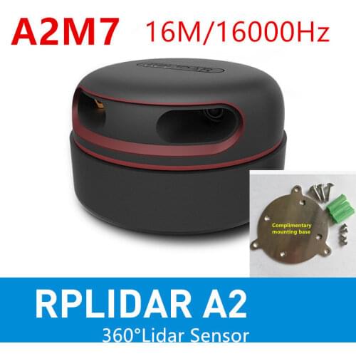 RPLIDAR A2M7 2D 360degree 16M 16K Hz lidar sensor scanner for obstacle avoidance navigation and screen touch interaction