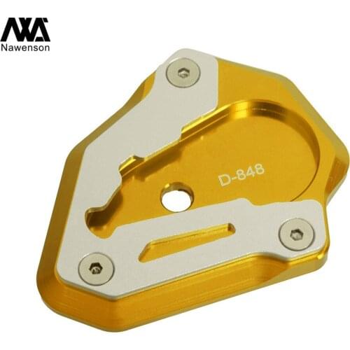 Nawenson Motorcycle Kickstand Enlarger Aluminum Plate for 848 1098 1198