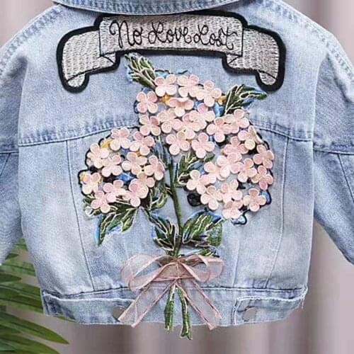 Girl Spring New 2021 Girls Denim Jacket Korean Short Western Style 1 One 3 Baby Girl Baby Tops Fashion