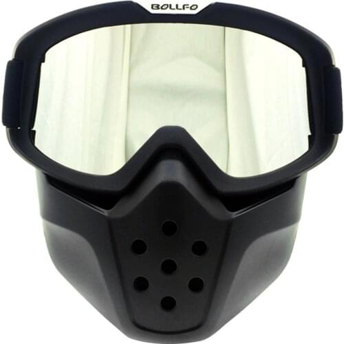 Outdoor Cycling Goggles Glasses Retro Mask Mirror Windproof Eye Protection Scrambling Motorcycle Racing Car Supplies