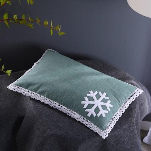 30x50cm 100% Washable Buckwheat Pillow Orthopedic Neck Pillows Cotton Embroidered Washable Cover Kids Children Sleeping Pillow