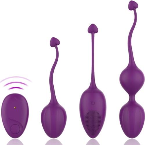 Kegel Ball Vibrator Ben Wa Ball Vagina Vibrating Egg Tighten Exercise Machine Vaginal Geisha Ball Sex Toys for Women Female
