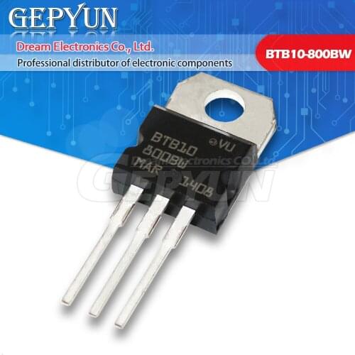 10PCS BTB10-800BW TO-220 BTB10800BW TO220 BTB10-800 BTB10