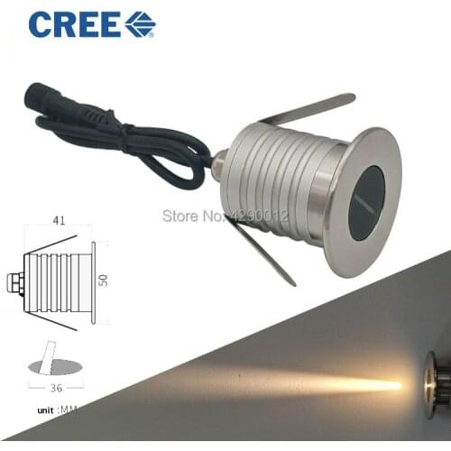 12V 24V IP67 Waterproof 1W 3W Recessed Led Stair Light OutdoorCorner Wall lights Stairs Step stairway Hallway staircase lamp