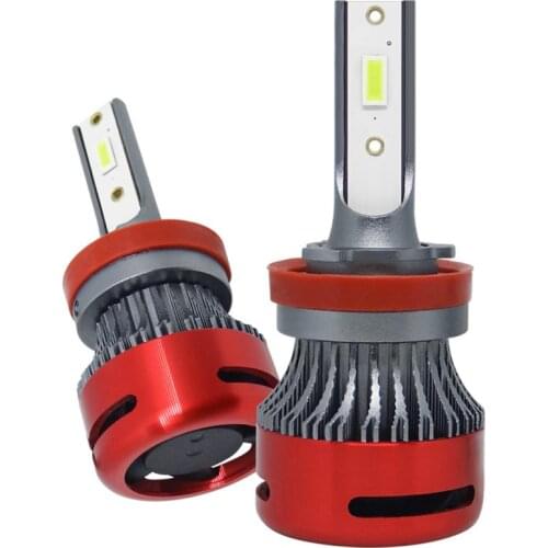 New 2Pcs Car Led Headlight H4 LED H7 24W 12000LM H1 H4 H7 H11 LED Atuo Lamp H7 Led Canbus H4 LED Car Lights 6000K Auto Fog Light