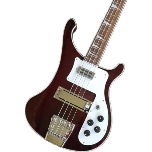 4003 bass, wine red 4 string bass, color can be customized