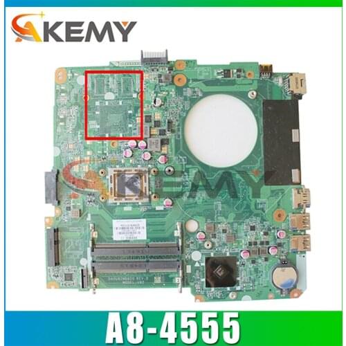 AKemy Laptop motherboard For HP Pavilion 14-N 14-F 14' Inch A8-4555 Mainboard DA0U92MB6D0 736822-001 736822-501 736822-601