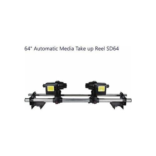 Automatic Media Take up Reel System + Two Motors Pickup Roller for Roland RA-640