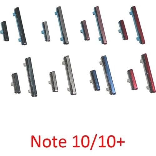 Side Power Volume Button For Samsung Note 10 Plus 10+ Original Phone New Housing Frame ON/OFF Side Key Replace Repair Parts
