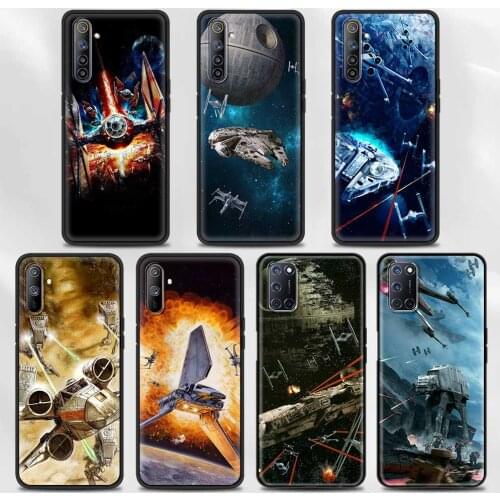 Star Space Ship Wars CellPhone Cover For Realme GT 8 7 6 Q2 Pro V15 V13 X50 5G C25 C21 C20 C15 C11 C3 7i Q2i Case Shell Capa
