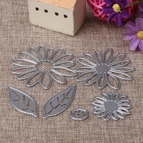 Chrysanthemum Flower Metal Cutting Dies for DIY Scrapbooking Steel Craft Die Cuts Paper Art Emboss Card Making Stencil