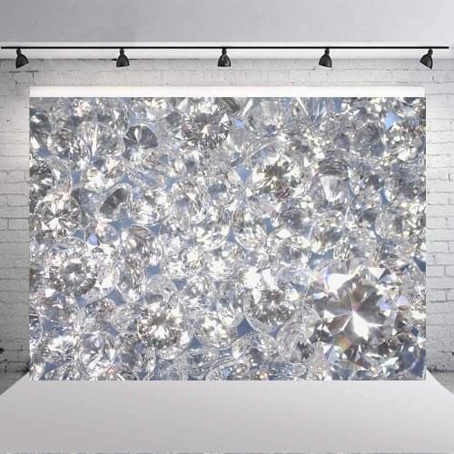 Sparkling Diamond Photo Backdrop Shiny Diamond Selfie Baby Shower Birthday Newborn Bridal Shower Party Women Birthday Wedding