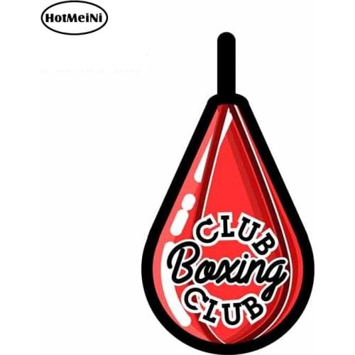 HotMeiNi 13cm x 7.2cm for Color Vintage Boxing Club Emblem Vector Image Funny Car Stickers Vinyl Fashion Waterproof Decal