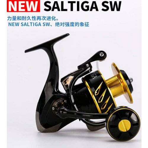 New Madmouse Japan Made Saltiga SW4000XG SW6000HG SW10000HG Spinning Jigging Reel Spinning reel 12BB Alloy reel 35kgs drag power