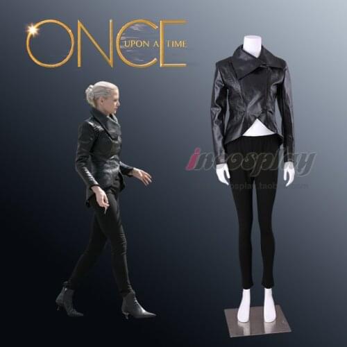 Once Upon a Time Season 5 Emma Swan Cosplay Costume custom made jacket