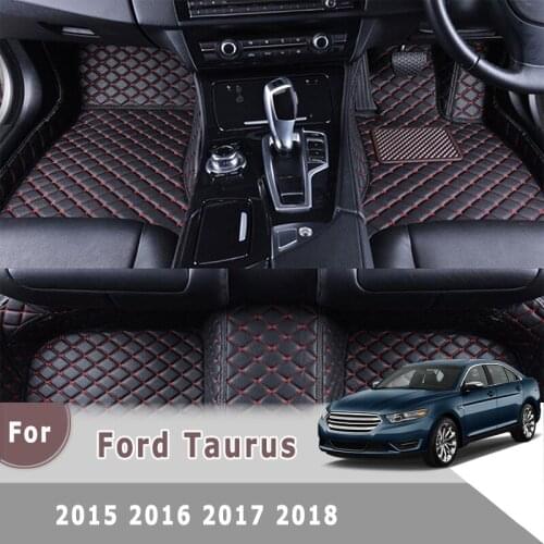 RHD Carpets For Ford Taurus 2019 2018 2017 2016 2015 Car Floor Mats Auto Interior Accessories Styling Waterproof Rugs