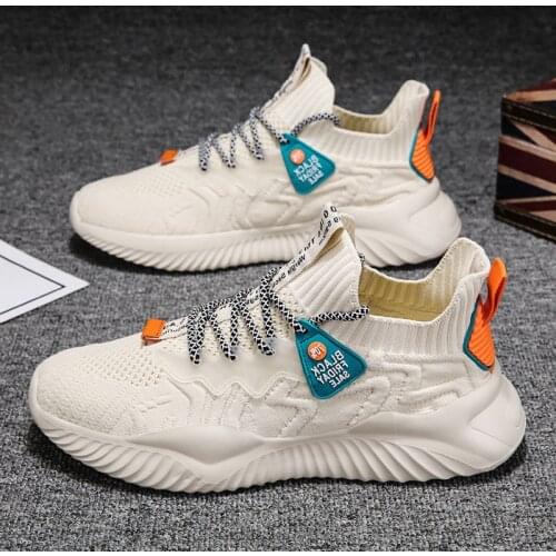 Summer 2021 Male Running Shoes Vulcanized Shoes Fashion Breathable Youth Mens Sneakers Flat Casual Shoes for Male Plus Size