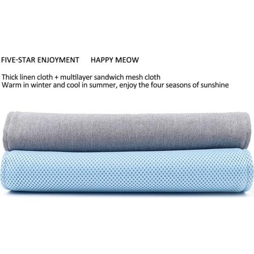 Multifunctional Pet Hammock Plush Shaker Cat Hanging Bed For Cat Rodents Hammock Sleeping Mat Sun Artifact Hammock Pet Supplies