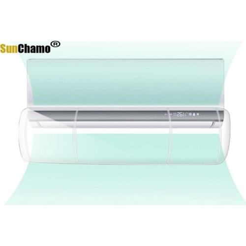 New Adjustable Invisible Air Conditioner Windshield Outdoor Transparent Anti-straight Blowing Retractable Air Conditioning