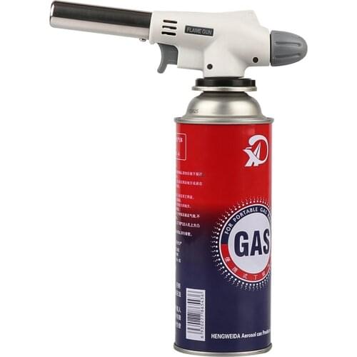 BBQ Guns Butane Gas Blow Torch Welding Gun Burner Outdoor Equipment Kitchen Torch Flamethrower Soldering Cooking Tools