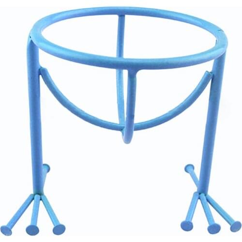 Portable Hollow Out Metal Powder Puff Rack Makeup Sponge Holder Bracket Cosmetic Drying Stand Tool